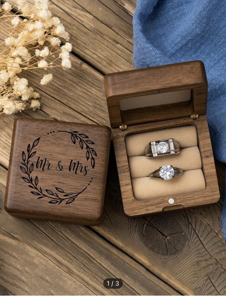 Wooden Ring Box